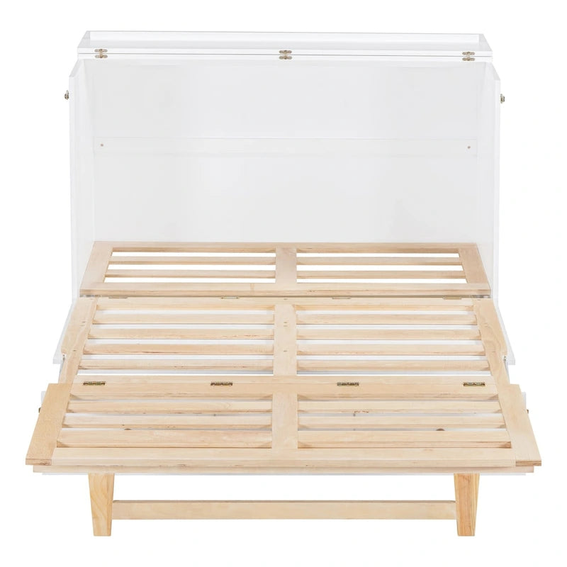 Full Size Murphy Bed with Large Drawers For Bedroom 21