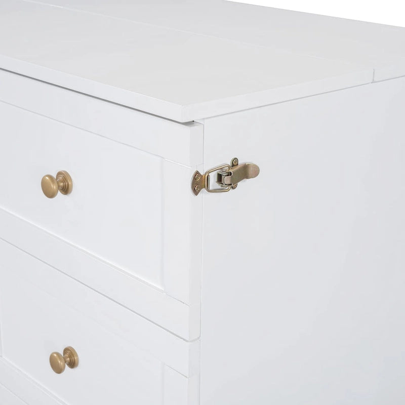 Full Size Murphy Bed with Large Drawers For Bedroom 25