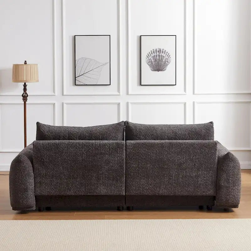 Lamb's wool 2-seater sofa 3