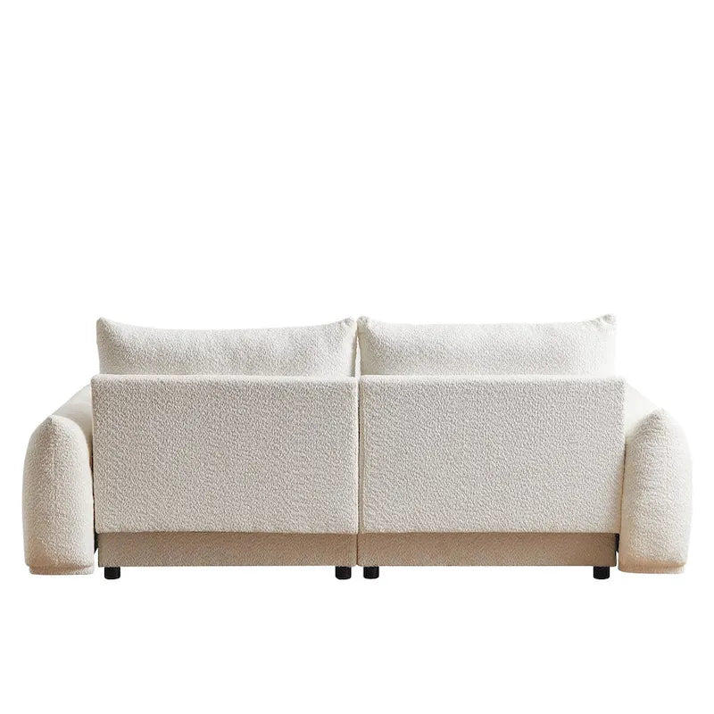 Lamb's wool 2-seater sofa 9