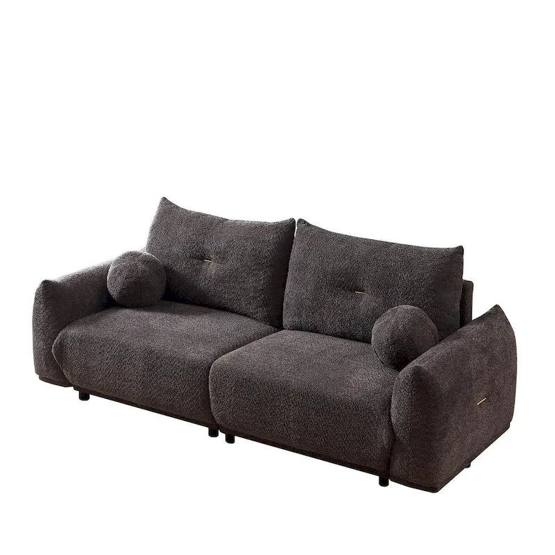 Lamb's wool 2-seater sofa 19