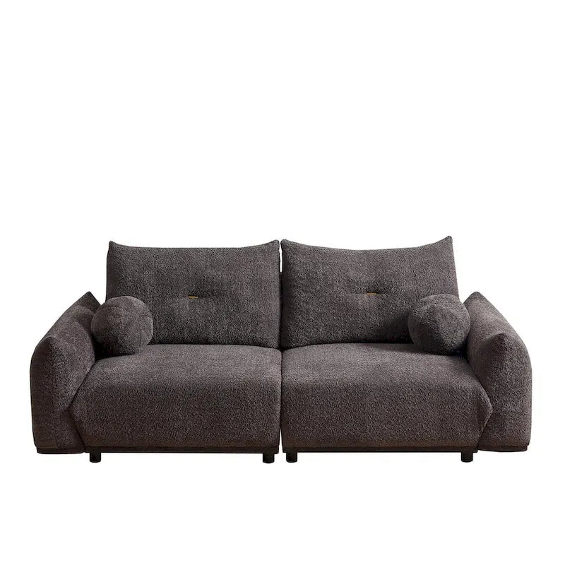 Lamb's wool 2-seater sofa 21