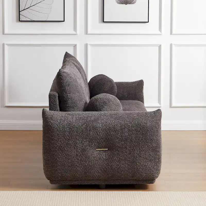 Lamb's wool 2-seater sofa 22
