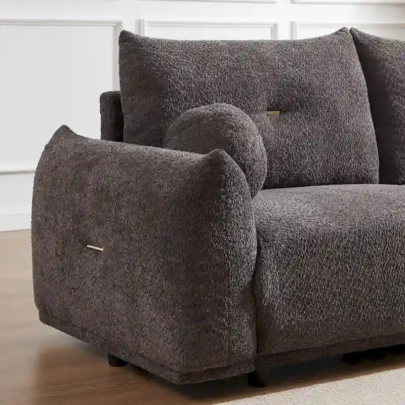 Lamb's wool 2-seater sofa 23