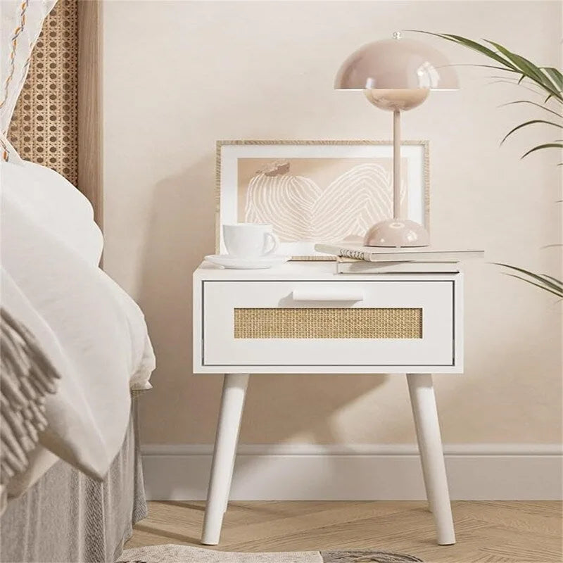 Bedroom Nightstands Wooden Night Stands - 11.81D x 15.35W x 19.69H 18