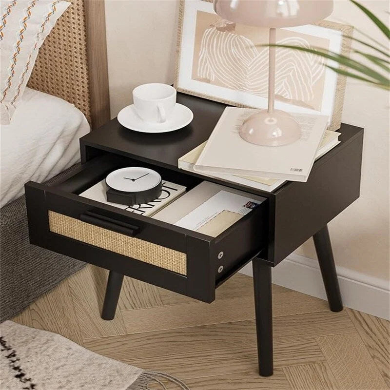 Bedroom Nightstands Wooden Night Stands - 11.81D x 15.35W x 19.69H 13