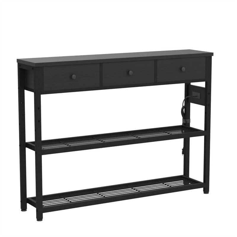 47 Entryway Table with Outlets and USB Ports - 11.8D x 47.2W x 31.8H 9