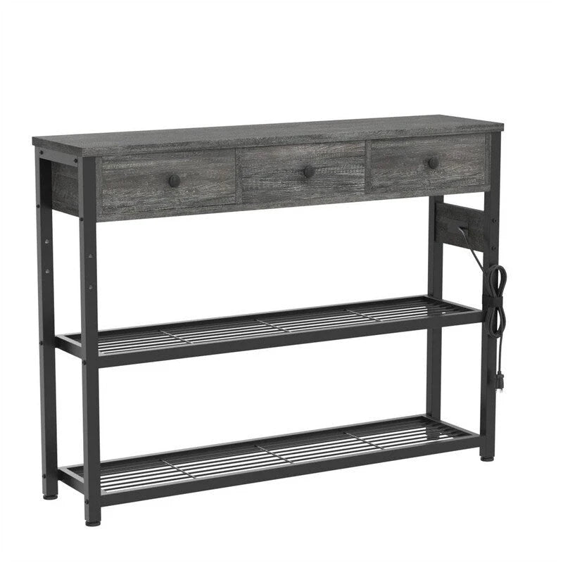 47 Entryway Table with Outlets and USB Ports - 11.8D x 47.2W x 31.8H 22