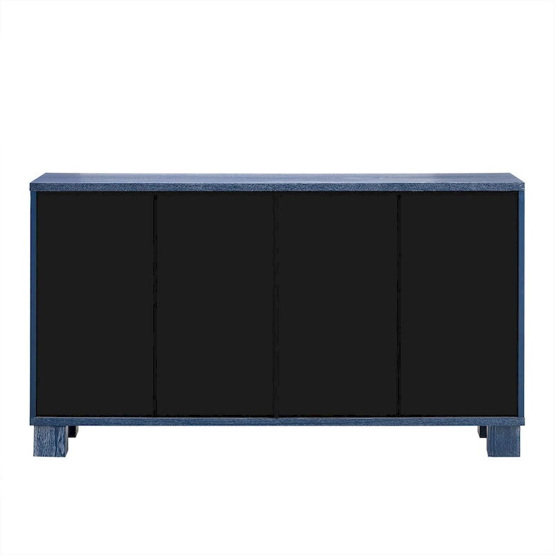 Wood Traditional Style Sideboard with Adjustable Shelves 9