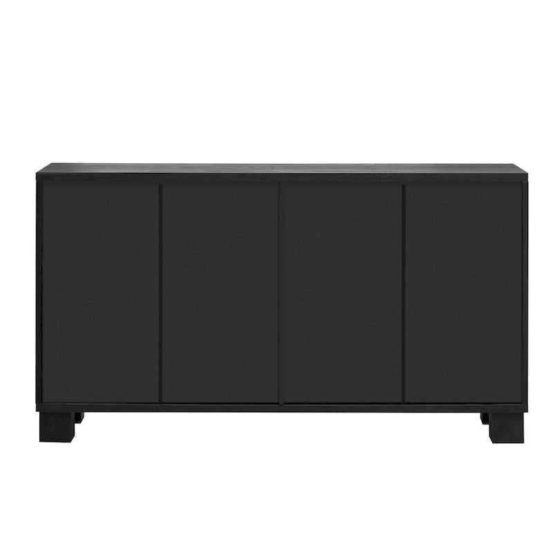 Wood Traditional Style Sideboard with Adjustable Shelves 11